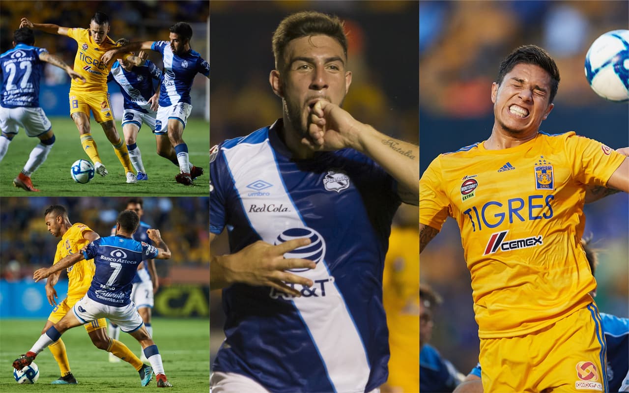 En duelo de pocas llegadas los Tigres pierden ante un contundente Puebla.