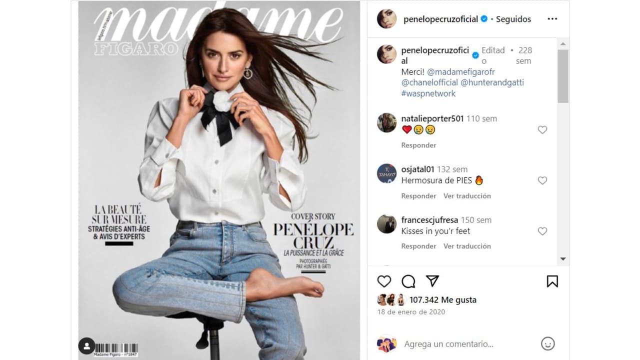 Penélope Cruz muestra cómo usar jeans