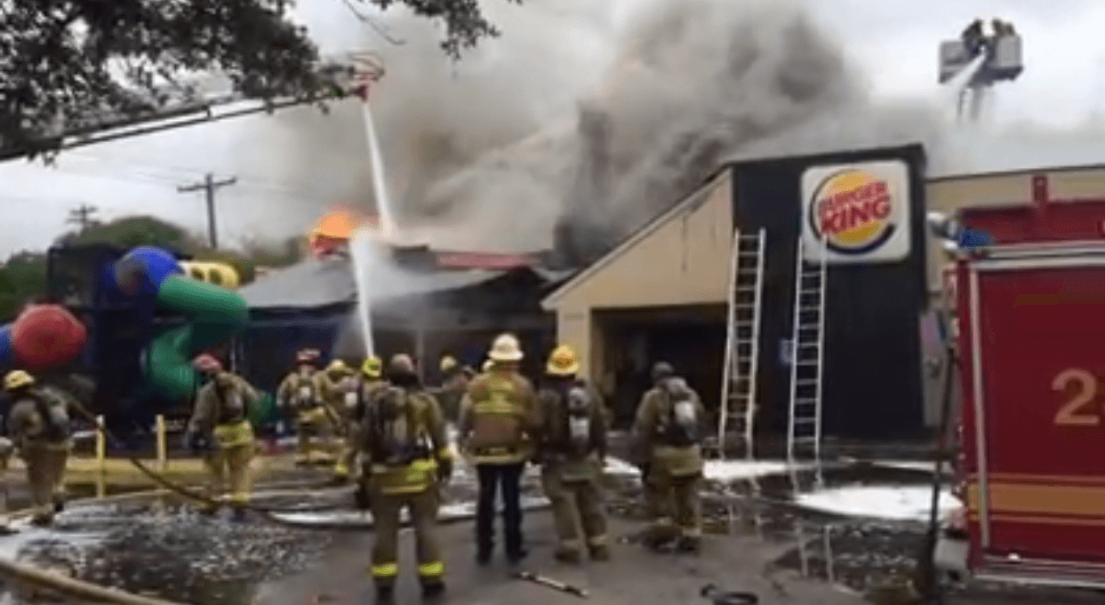 Incendio en Burger King de Austin fue provocado por una freidora