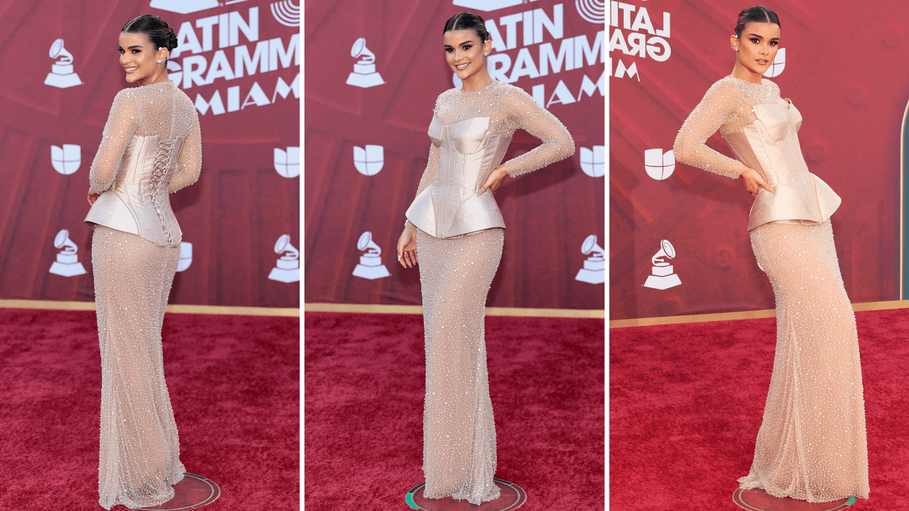 <b>Clarissa Molina </b>
<br>
<br>La conductora lució un atuendo largo, si bien, el toque arriesgado se lo dio el color del vestido: ‘nude’. Unos brillantes incrustados y un corset le ayudaron a deslumbrar.