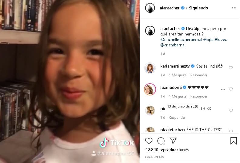 Alan Tacher continúa publicando contenido en TikTok (su red social favorita del momento), pero esta vez enterneció a sus seguidores y compañeros con un video sobre Michelle.