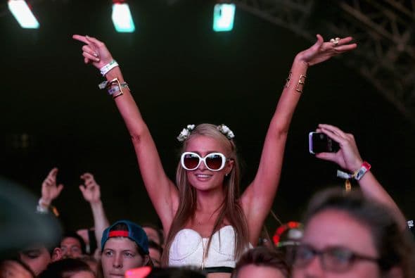 Durante los primeros cuatro días del evento, disfrutó muchos conciertos. Mira aquí más videos de Chismes.