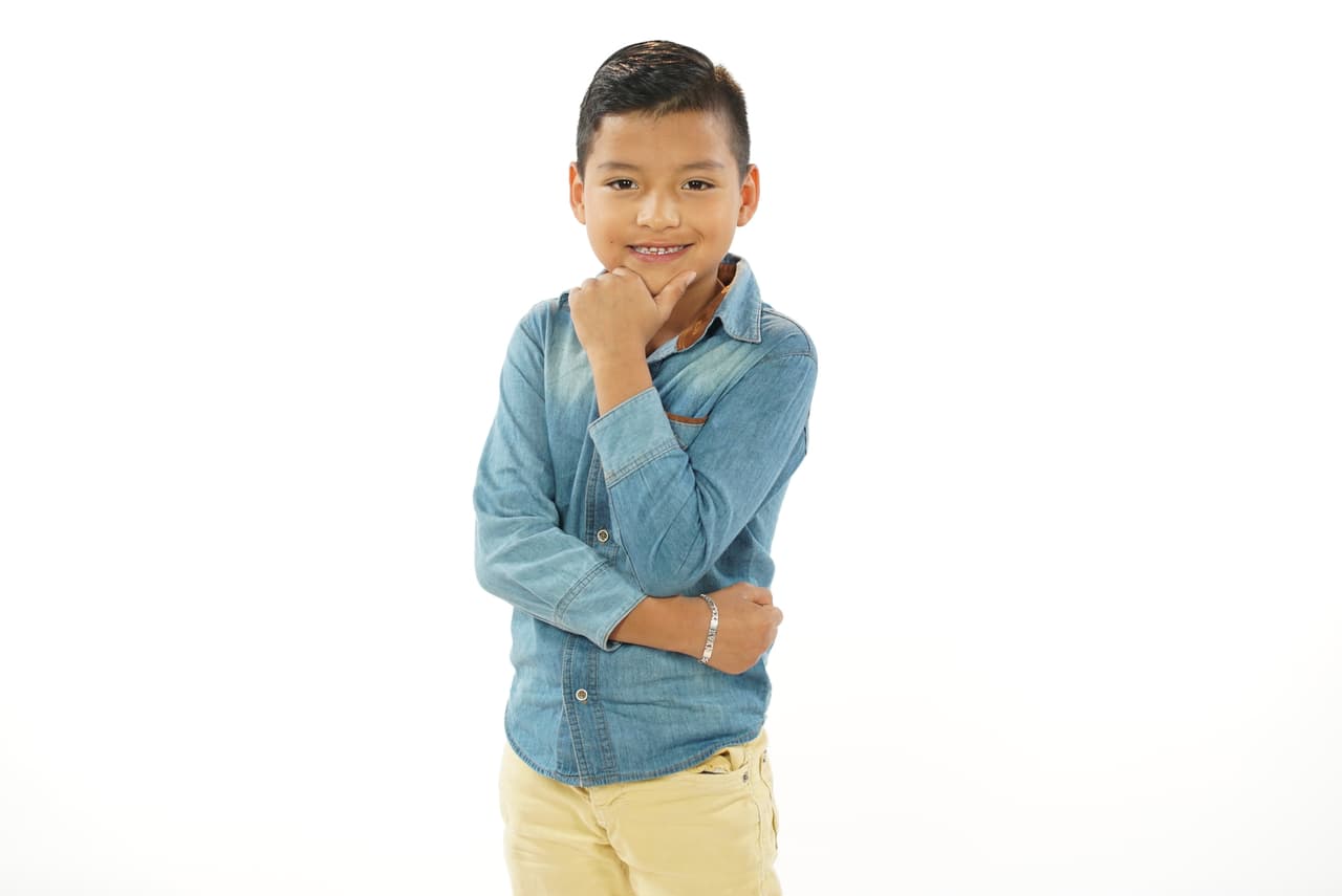 <b>Evan Estrada</b>
<br>Categoría: Canto
<br>Edad: 8 años
<br>Lugar de origen: Guanajuato