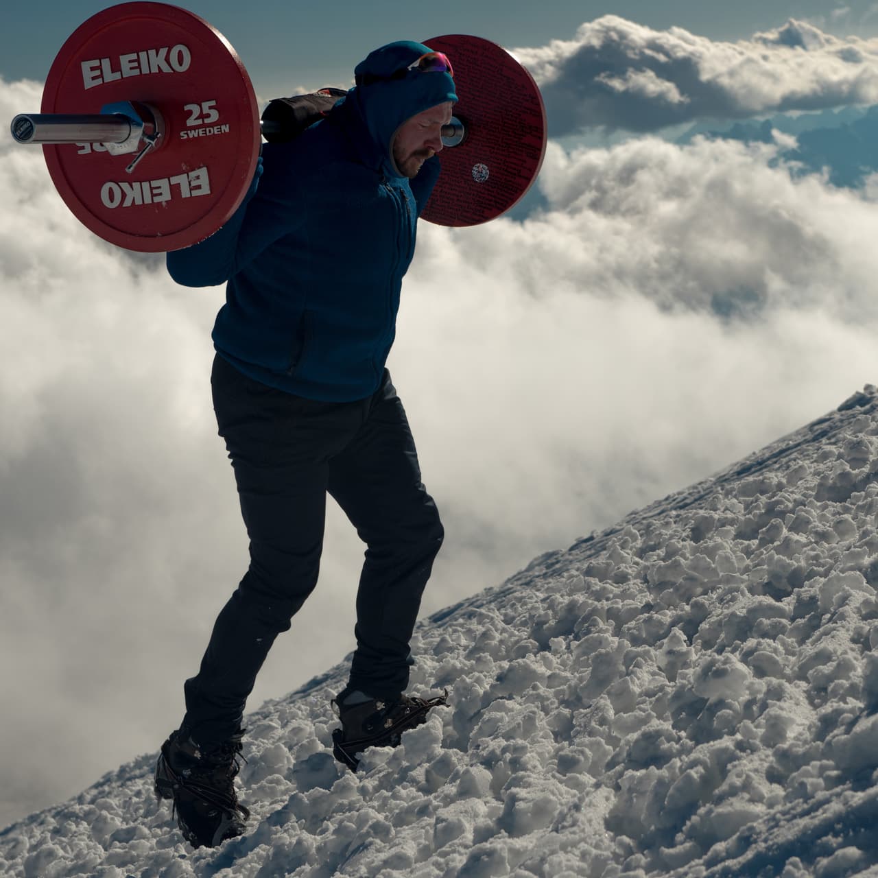 Este es un peso que impresionaría a muchos en el ‘gym’.