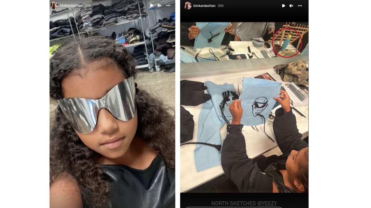 North West y sus dibujos con trenzas