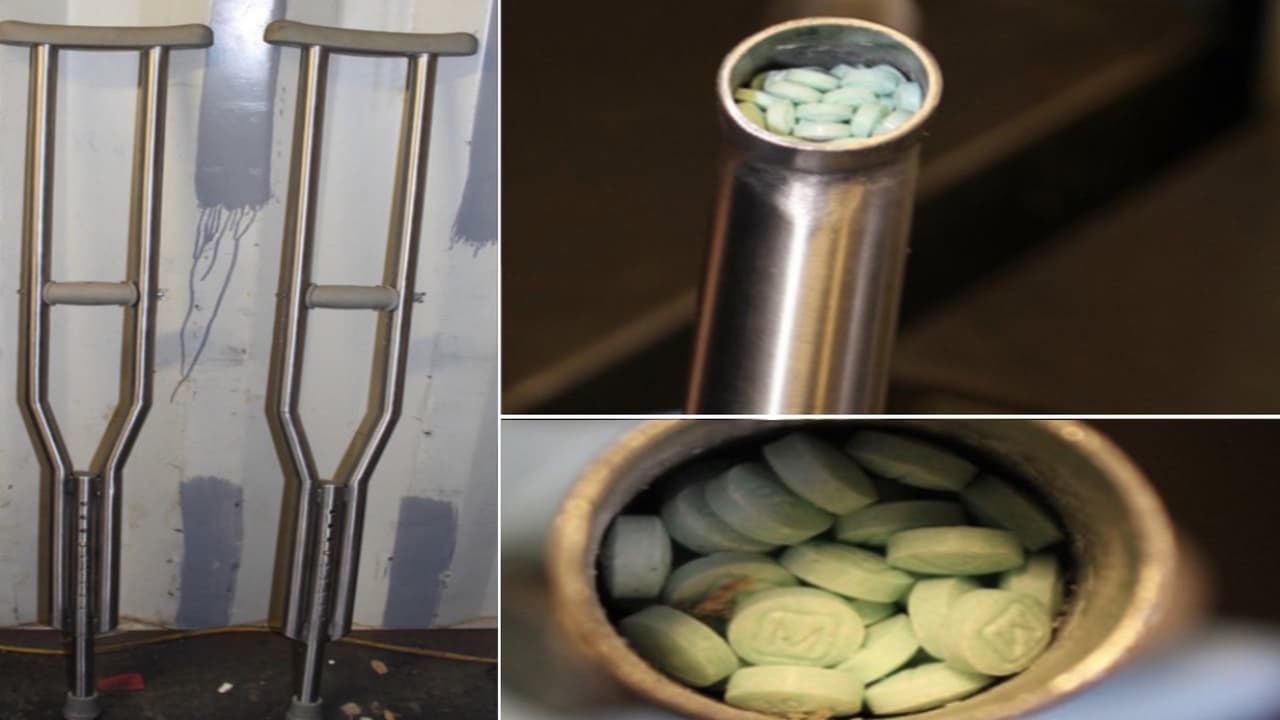 La droga ha sido encontrada en muletas por personas que cruzaban caminando por los puertos de entrada de Nogales.