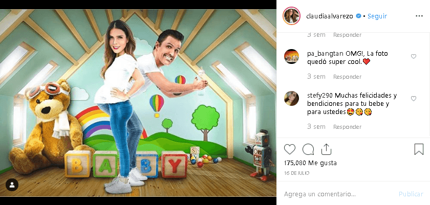 Álvarez y Rovzak 
<b><a href="https://www.univision.com/famosos/tras-anunciar-su-embarazo-claudia-alvarez-revela-si-ya-sabe-como-se-va-a-llamar-su-bebe-video" target="_blank">anunciaron que estaban esperando un bebé</a></b> el pasado 16 de julio a través de Instagram.