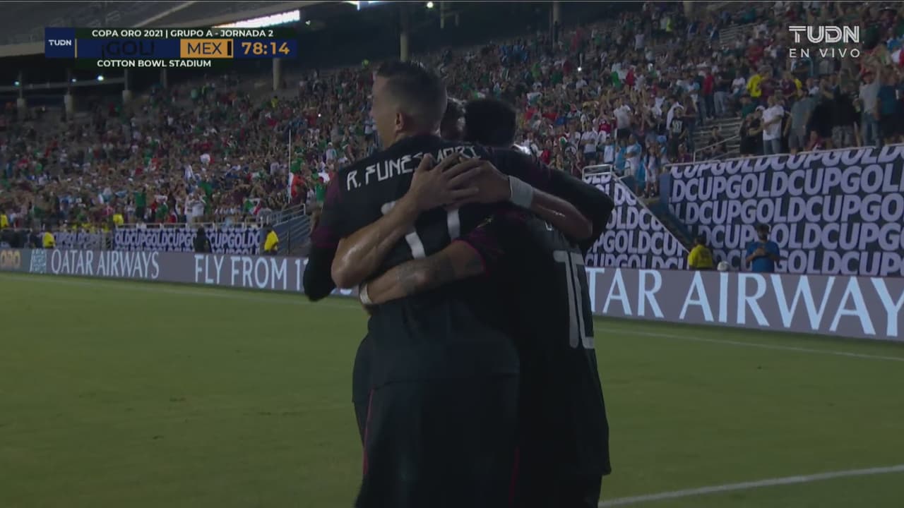 ¡‘Chaka’ por fin mete buen centro y Orbelín al fin acierta para el 0-3!