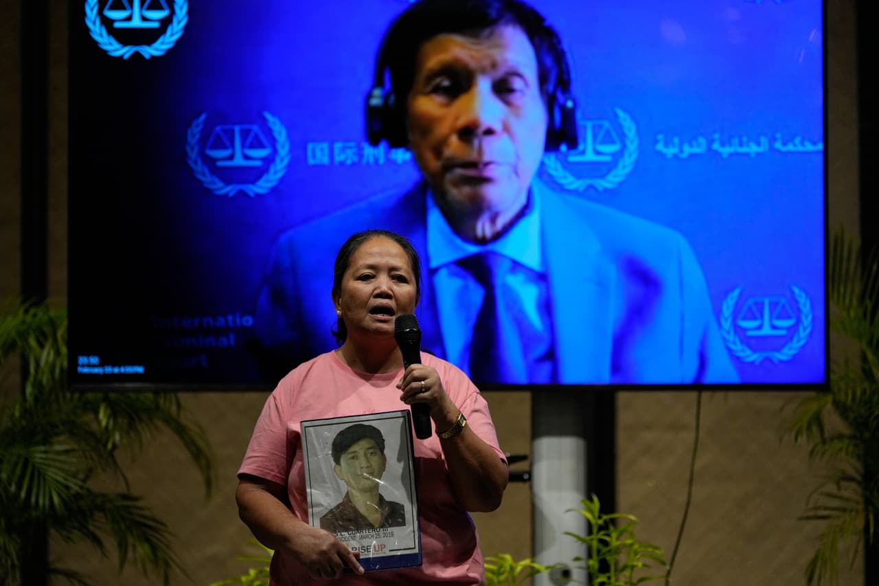 Juicio contra Duterte avanza: acusan al expresidente filipino por crímenes de lesa humanidad