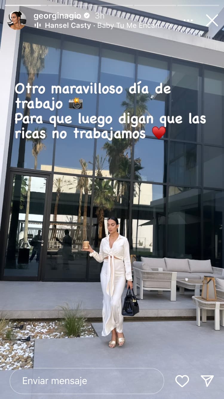 Georgina Rodríguez desató polémica al compartir esta publicación.