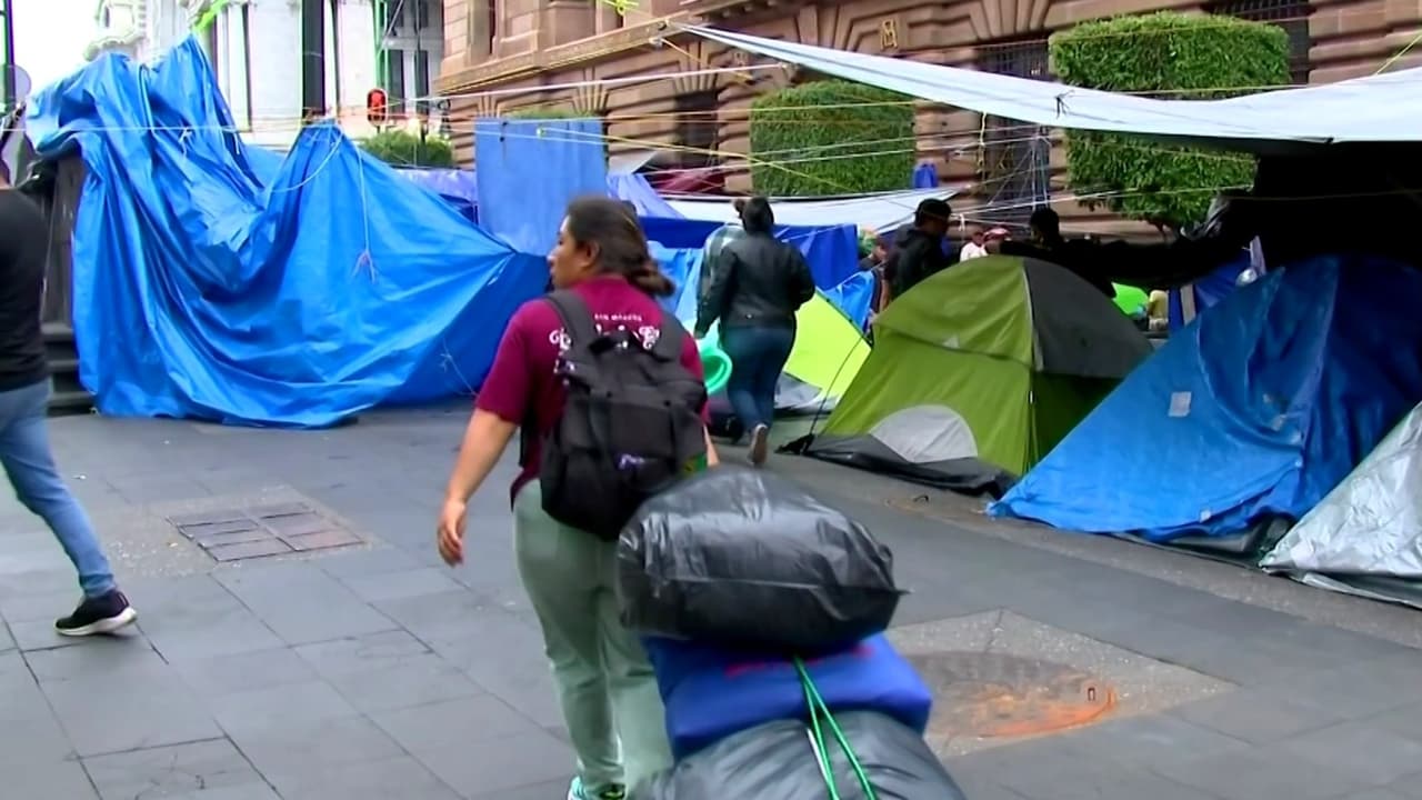 CNTE levanta plantón en CDMX y Oaxaca tras 20 días de protestas