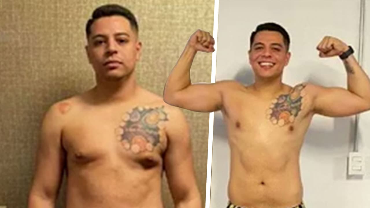 La increíble transformación de Eduin Caz tras un mes del 'reto fit'
