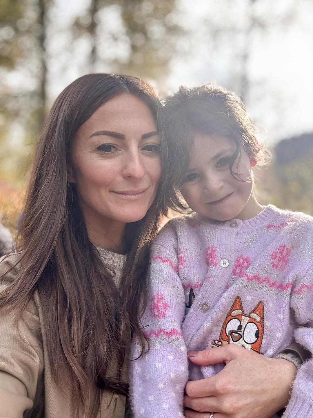 Melissa Mae Carlson y su hija Molly.