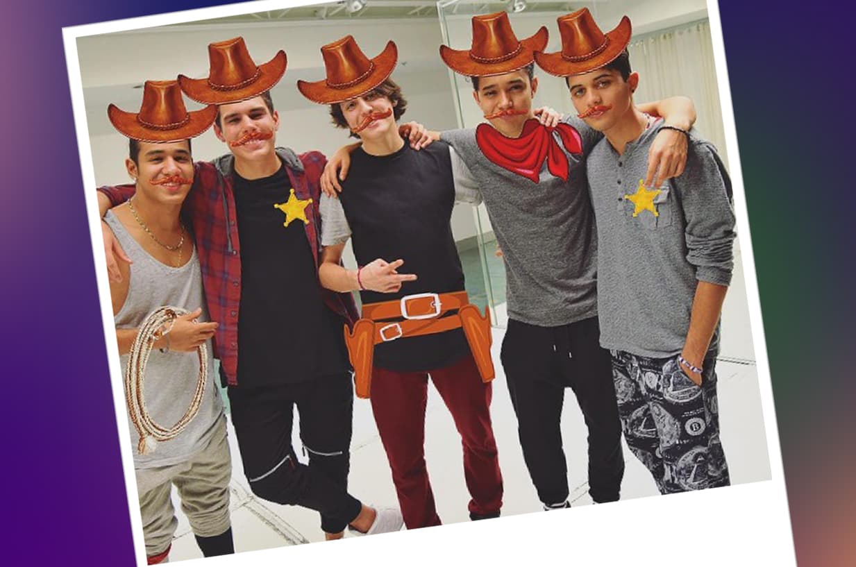 Y cuando ya no saben ni cómo complacer a los #CNCOwners se disfrazan de vaqueros.