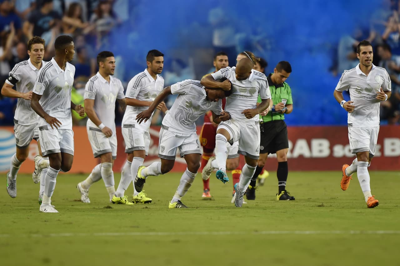 Sporting Kansas City celebra su paso a la final de la US Open Cup