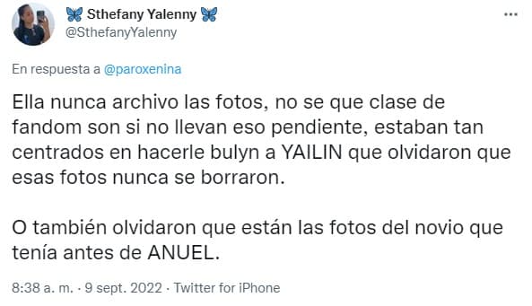 Varios fanáticos de Carolina Giraldo Navarro, nombre real de la artista, afirmaron en Twitter que ella jamás archivó las instantáneas. También hicieron notar que la cantante tiene algunas en las que aparece con otros exnovios.
<br>