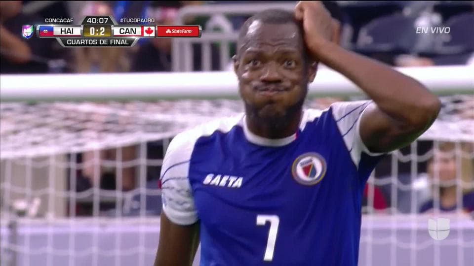 Tiro desviado de Herve Bazile