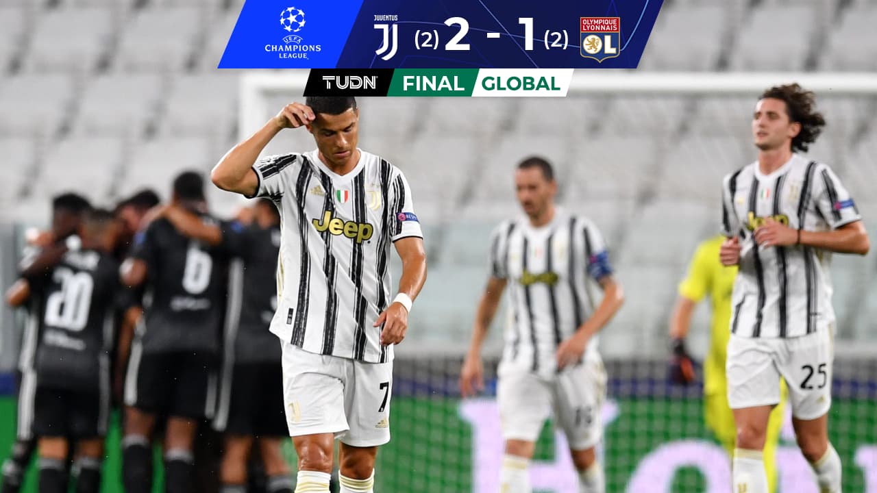 Juventus y Cristiano Ronaldo son eliminados por el Lyon en los Octavos de Final