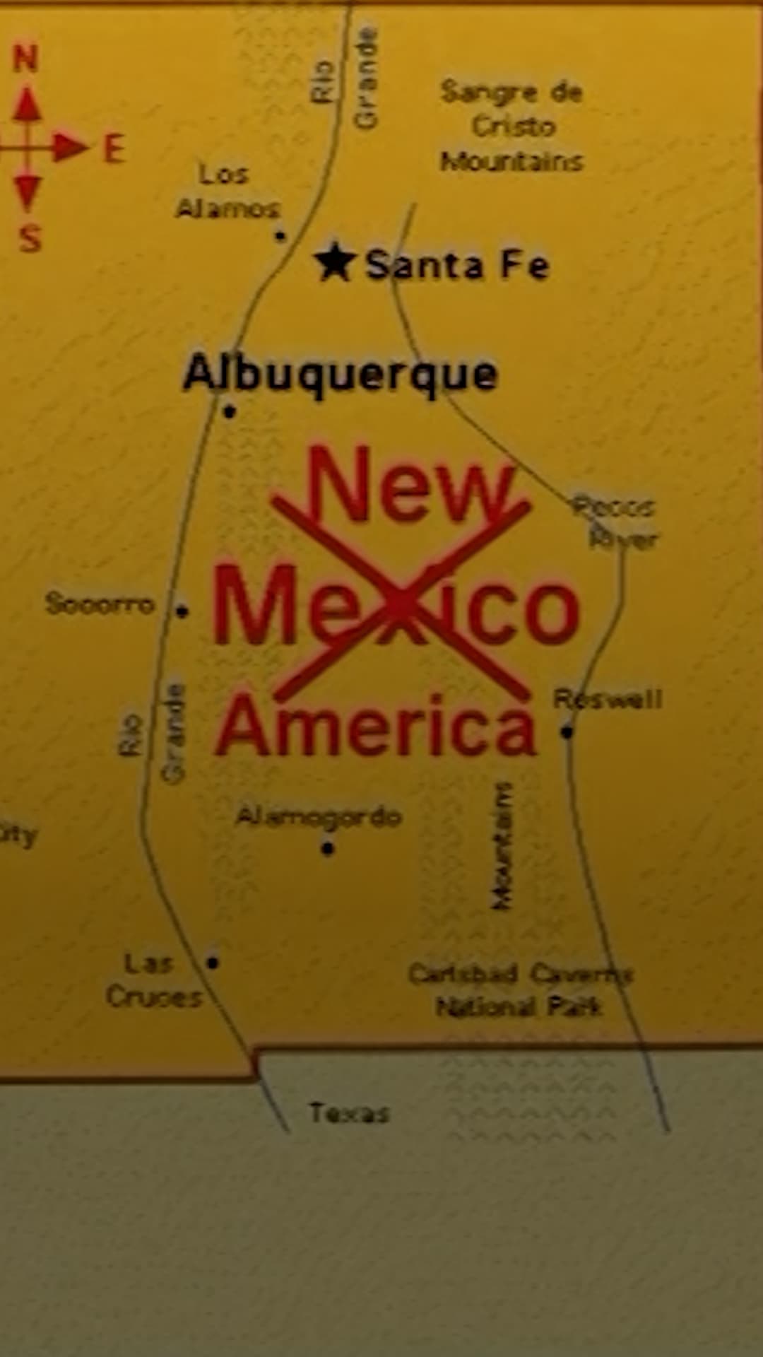Trump sugiere rebautizar New Mexico como “New America”