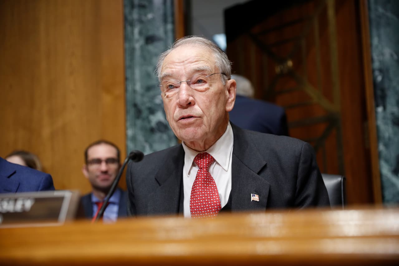 Senador republicano Chuck Grassley.