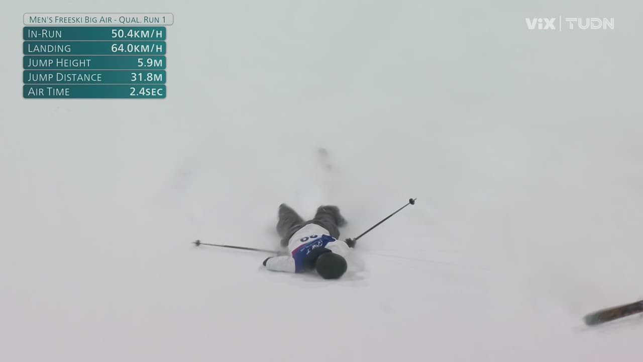 Conmoción en Milano Cortina: accidente en esquí acrobático tiene en vilo a todos