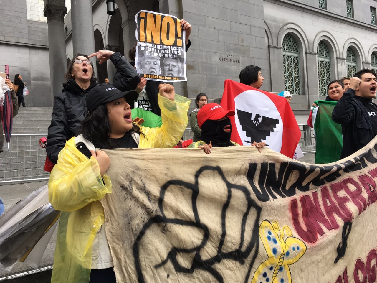 Las protestas fueron el preámbulo de la “Marcha de las Mujeres en Los Ángeles”, que se realizará en Pershing Square este sábado.