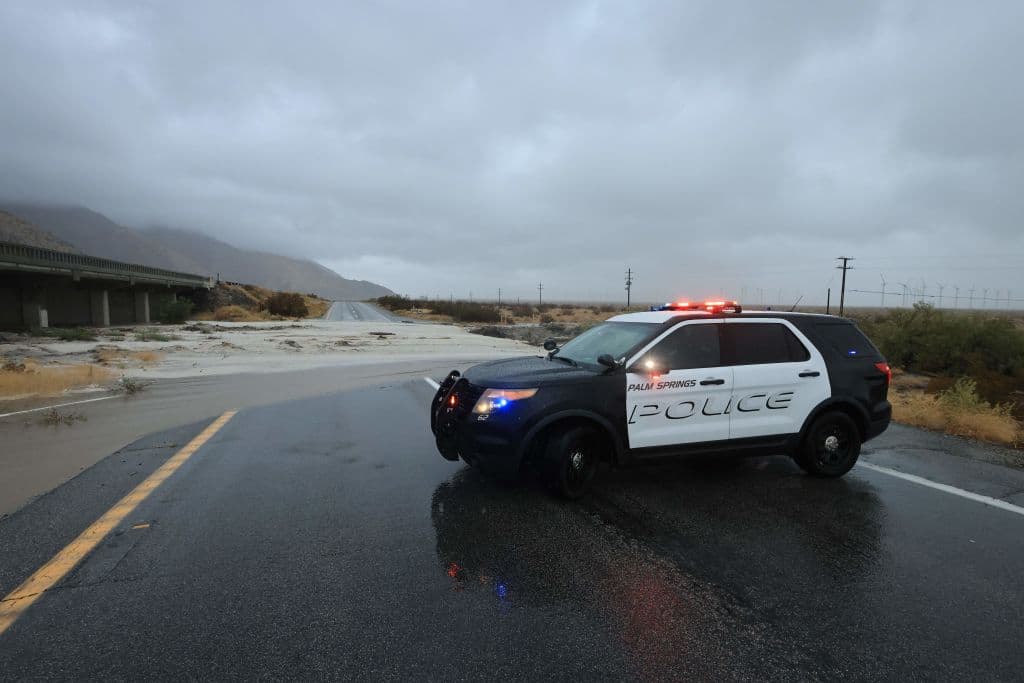 Efectos de Hilary en Palm Springs