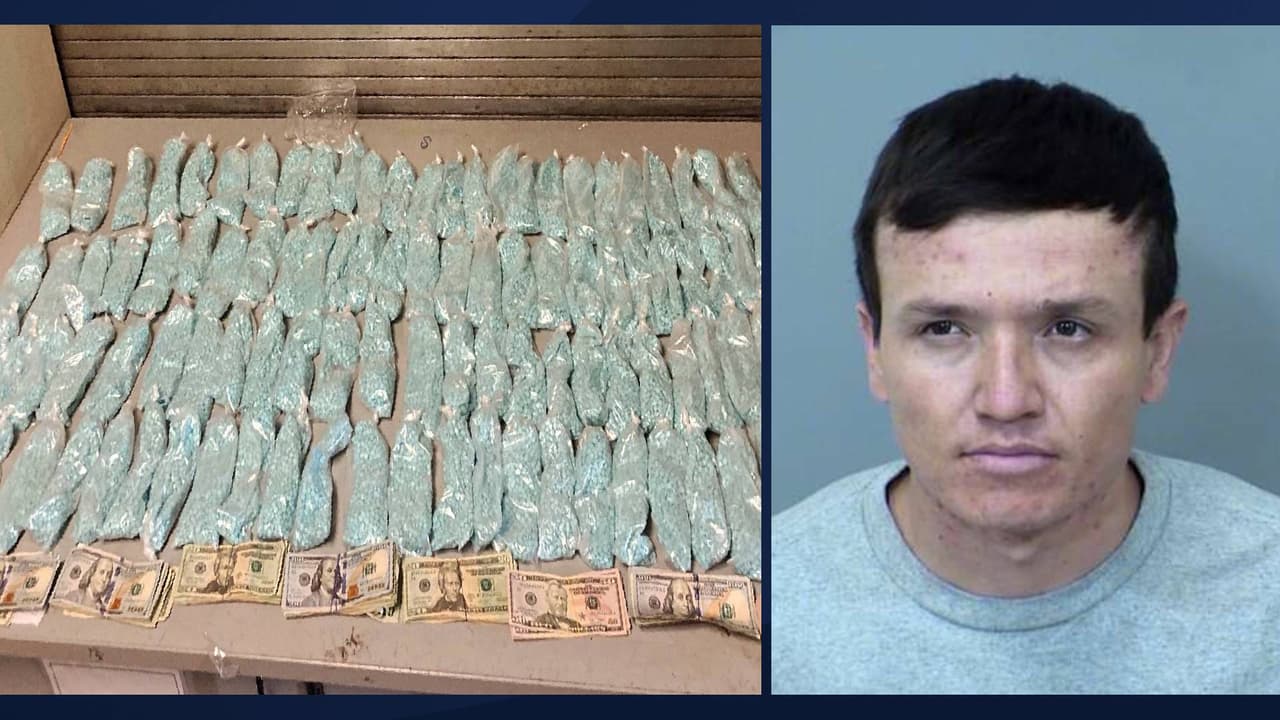 El Departamento de Seguridad Pública de Arizona (AZDPS, por sus siglas en inglés) publicó en Facebook el arresto de Daniel Humberto Anguiano Cota de Sinaloa, México, tras 
<b>concluir una investigación que resultó en la incautación una carga de 100,000 píldoras de fentanilo. </b>Se cree que las pastillas habrían alcanzado un valor de casi medio millón de dólares en el mercado negro.