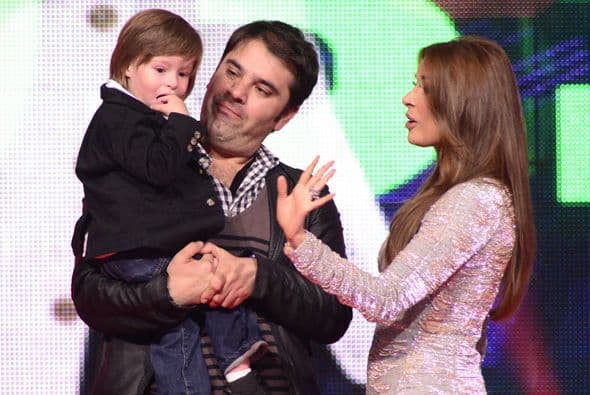 Galilea Montijo y su hijo Mateo.