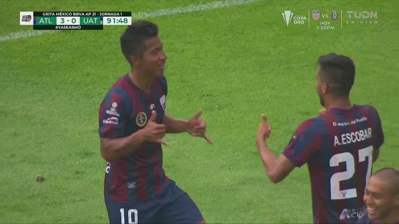 ¡Potente relincho! Atlante masacra 3-0 a Correcaminos en la Jornada 1