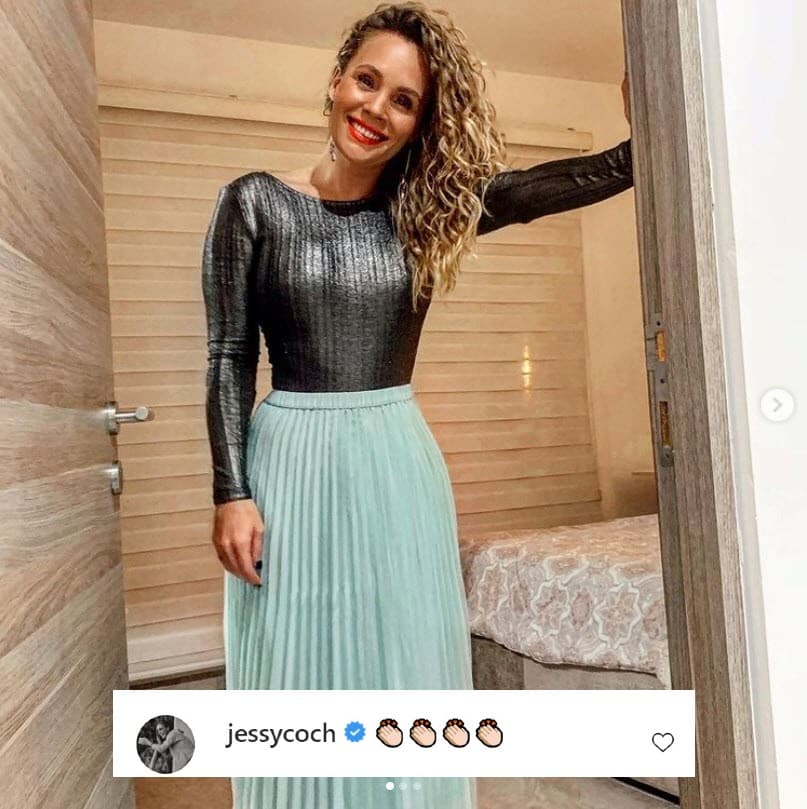 <b>Jessica Coch</b> fue pareja del actor en 'Un refugio para el amor' y no tardó en aplaudir la noticia.