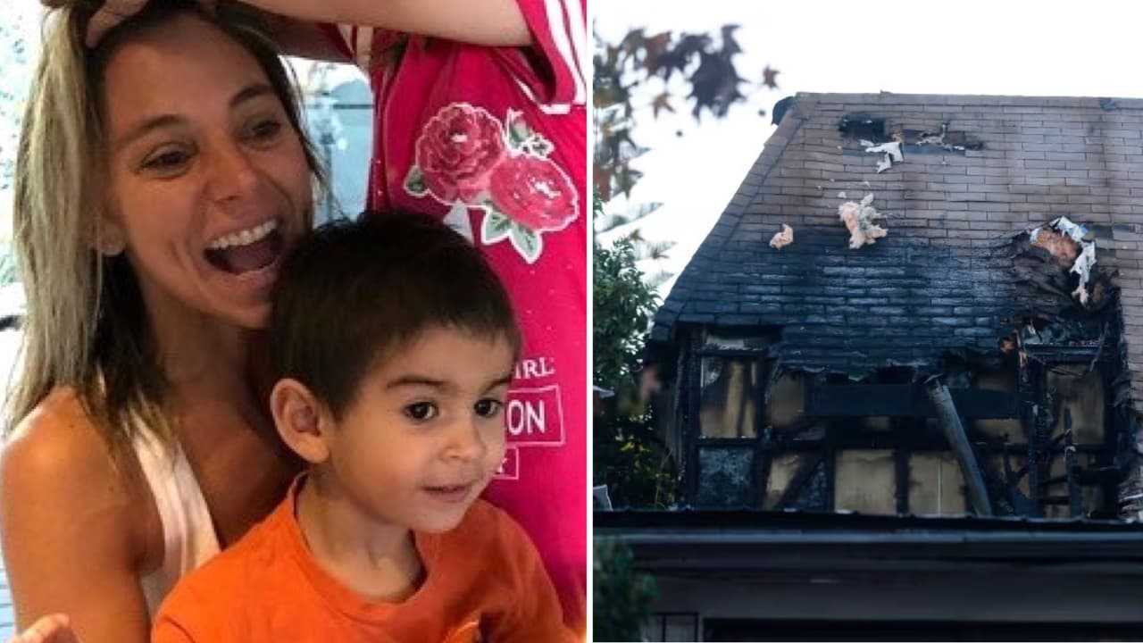 Esto se sabe del incendio en el que murió el hijo de 6 años de Mariana Derderián