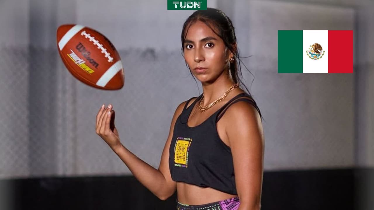 Diana Flores; una gran líder en la selección mexicana de flag football