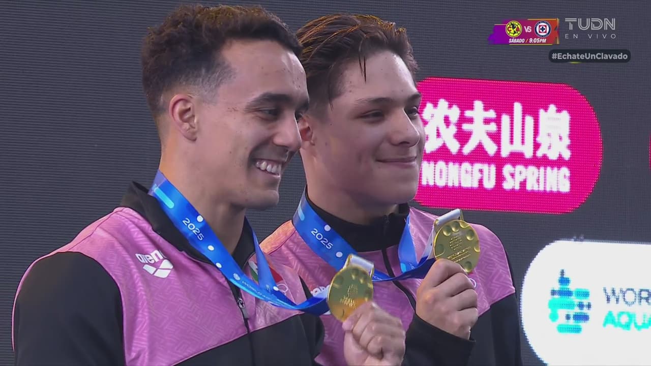 ¡ORO! México vence a China en Trampolín de 3m Sincronizados
