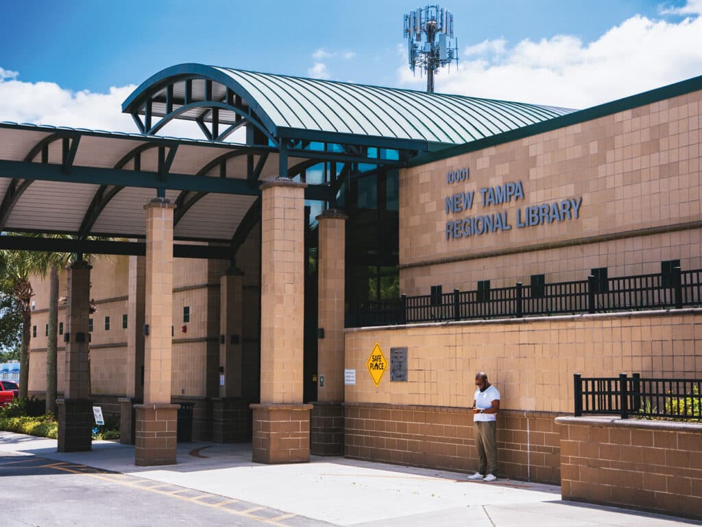 <b>New Tampa Regional Library</b>
<br>También disfruta de libros, rimas, canciones y actividades para toda la familia.
<br>