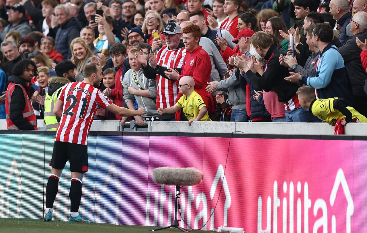 Brentford y Tottenham igualaron 0-0 en el reencuentro de Christian Eriksen con sus excompañeros.