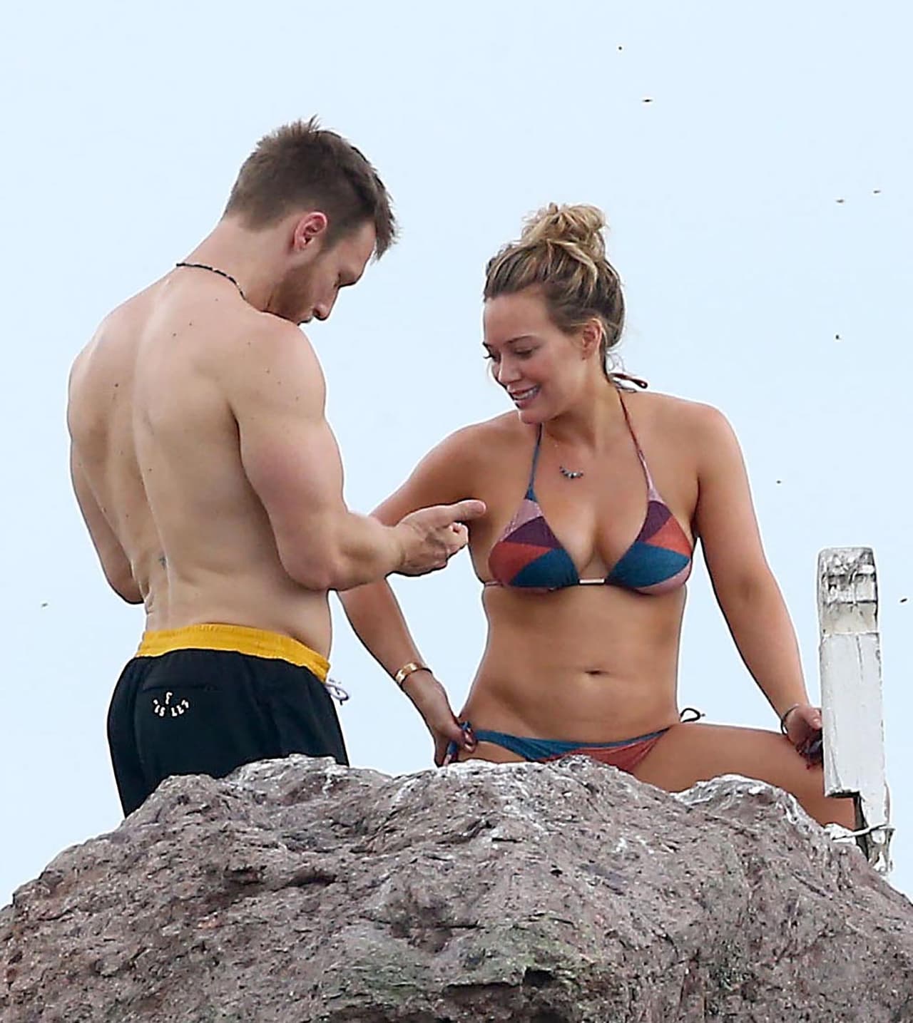 Hilary Duff está viviendo una luna de miel por adelantado.