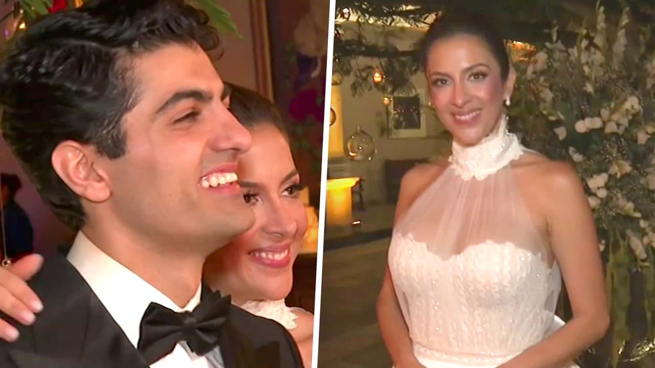 El esposo de Maity Interiano lloró y la sorprendió cantando: los momentos más emotivos de la boda