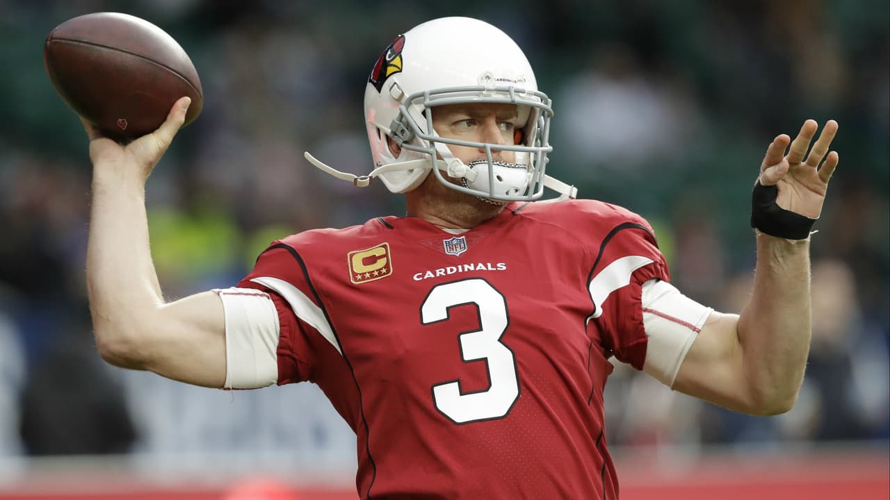 Carson Palmer jugó por última vez el 22 de octubre ante los Rams, en Londres.