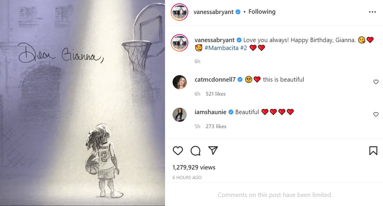 En otra publicación, la recordó con una serie de entrañables palabras y dibujos que dan cuenta de la vida y pasión que tuvo 'Gigi' en vida. 
<br>