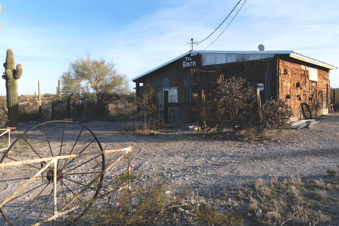 Cabaña de la asociación No Más Muertes en Ajo, Arizona.