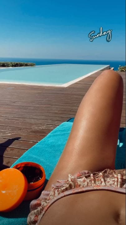 Y ha mostrado lo contenta que está con su relación, a siete meses de haberla reanudado.