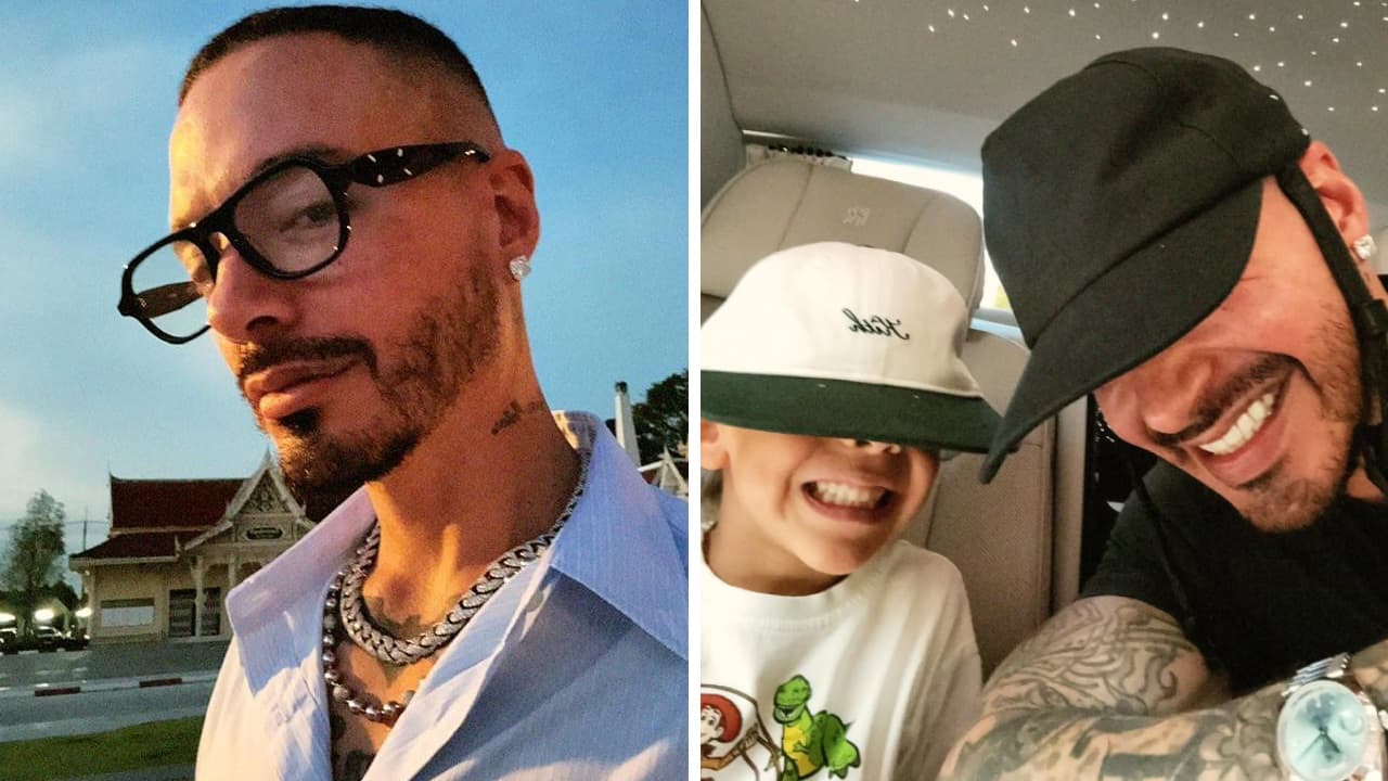 J Balvin se lleva tremendo susto por su hijo de 4 años al subirse en su motocicleta