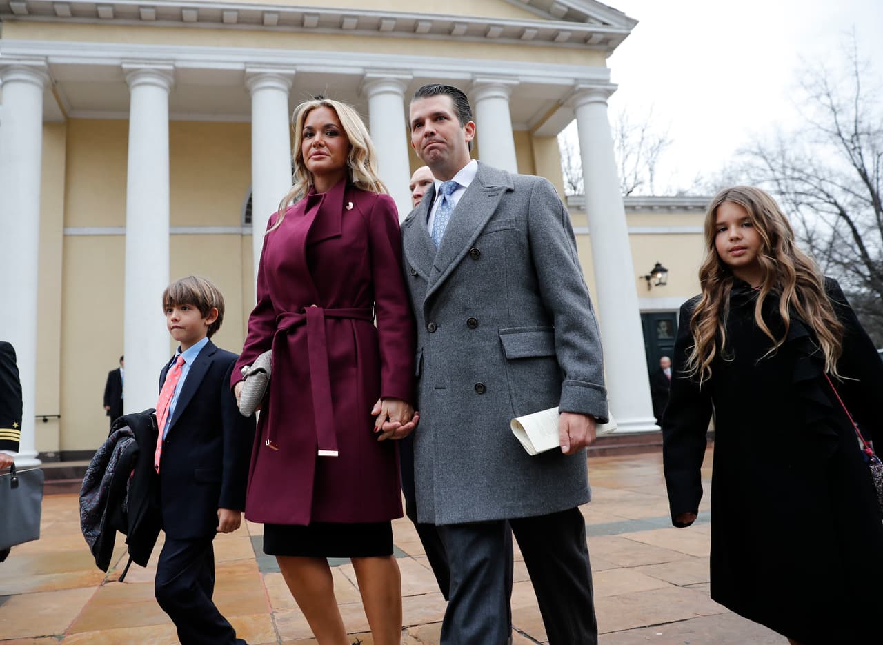 La esposa de Donald Trump Jr. inicia proceso de divorcio