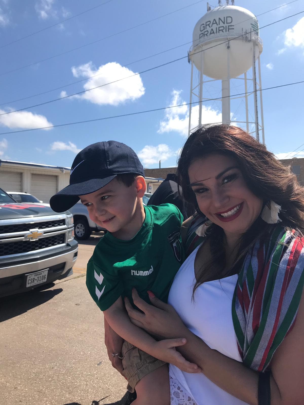 Nelly Carreño, metereóloga de Univisión 23 DFW, disfrutó del evento que contó con una serie de actividades familiares.