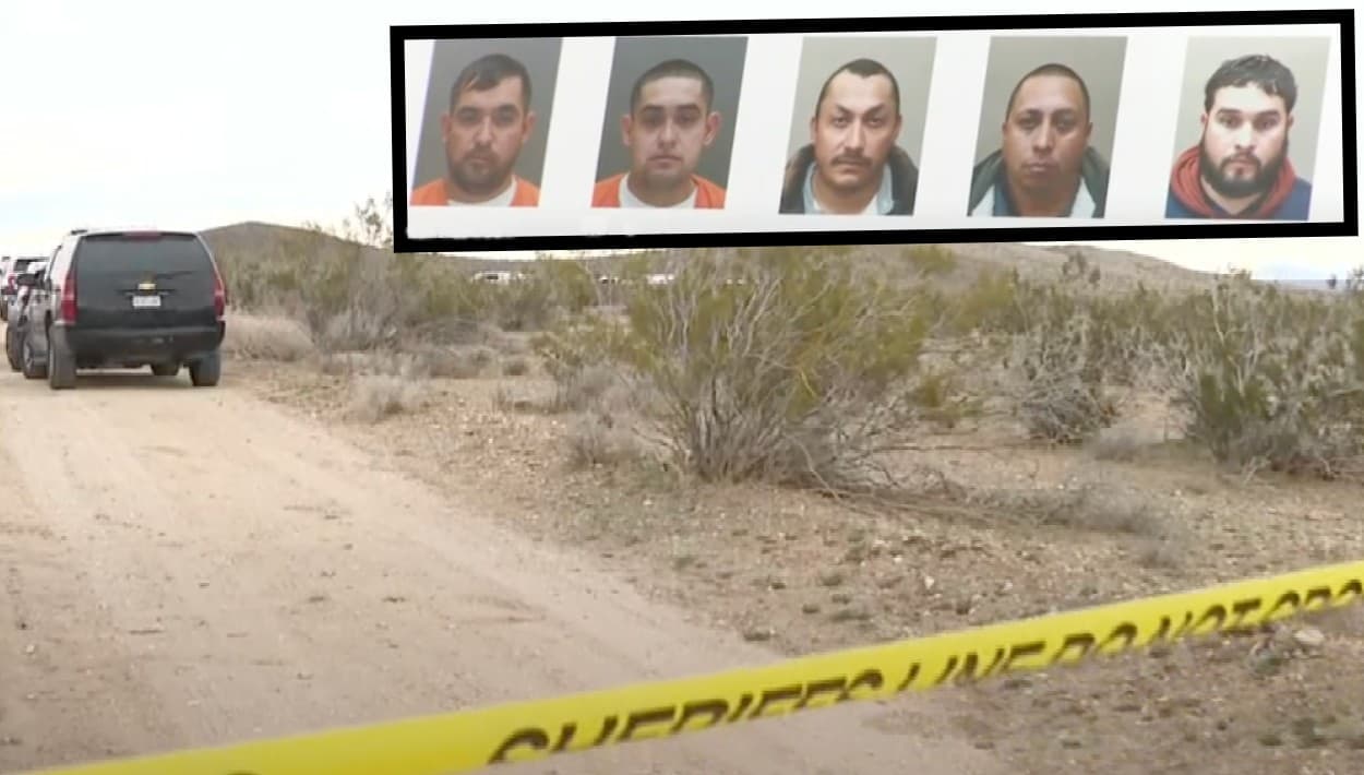 Seis personas muertas en zona desértica de San Bernardino: hay 5 arrestos y esto se sabe del caso