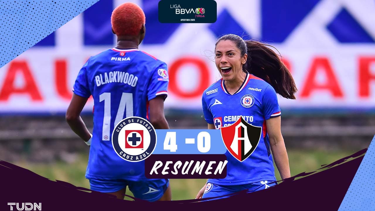 Cruz Azul golea a Atlas con una espectacular Aerial Chavarin