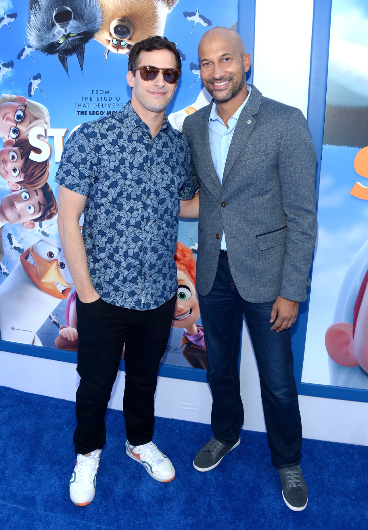 Andy Samberg con Keegan-Michael Key.