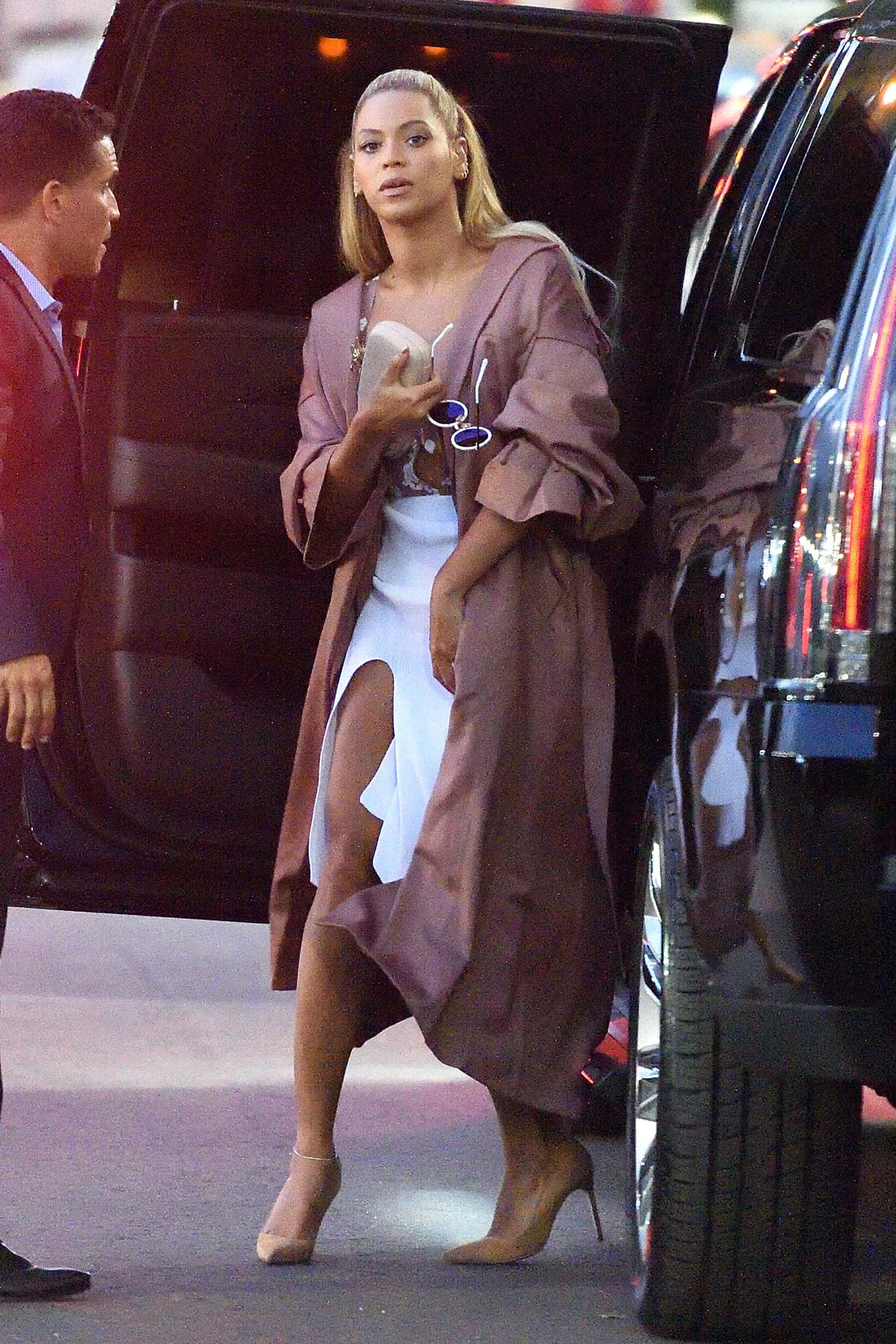 Llegaron al estadio en Flushing, Queens, para presenciar el partido.