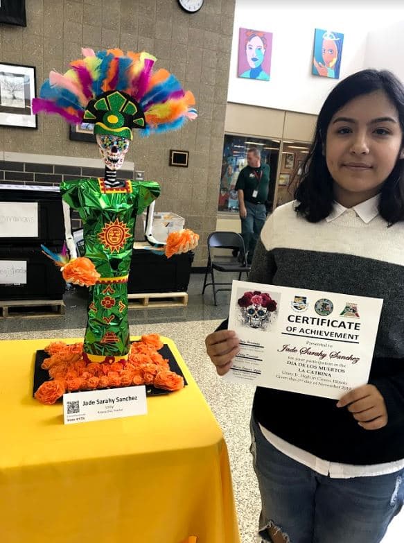 Jade Sarahy Sanchez de la secundaria Unity.